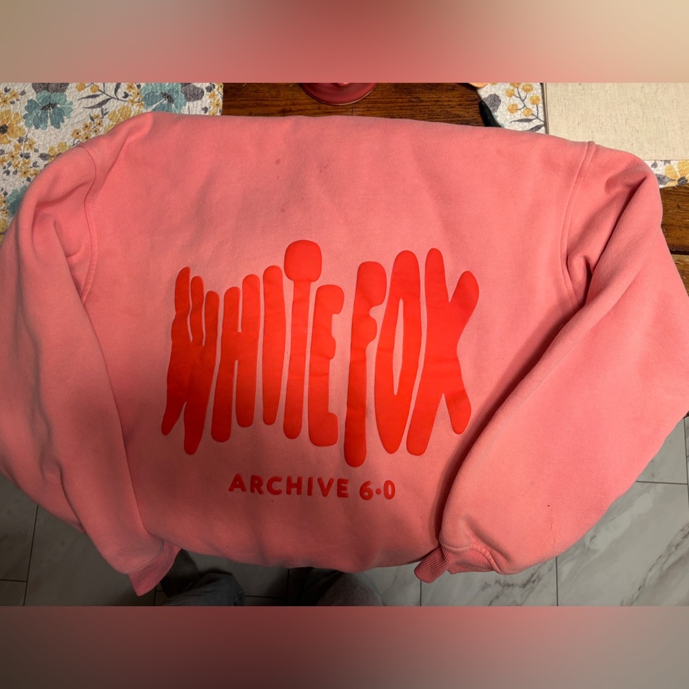 White Fox Boutique - Archive 6.0 Hoodie - XS - Pink - stains as shown